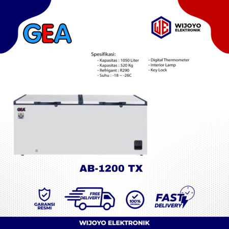 Chest Freezer GEA AB 1200 TX 1050 Liter Freezer Box