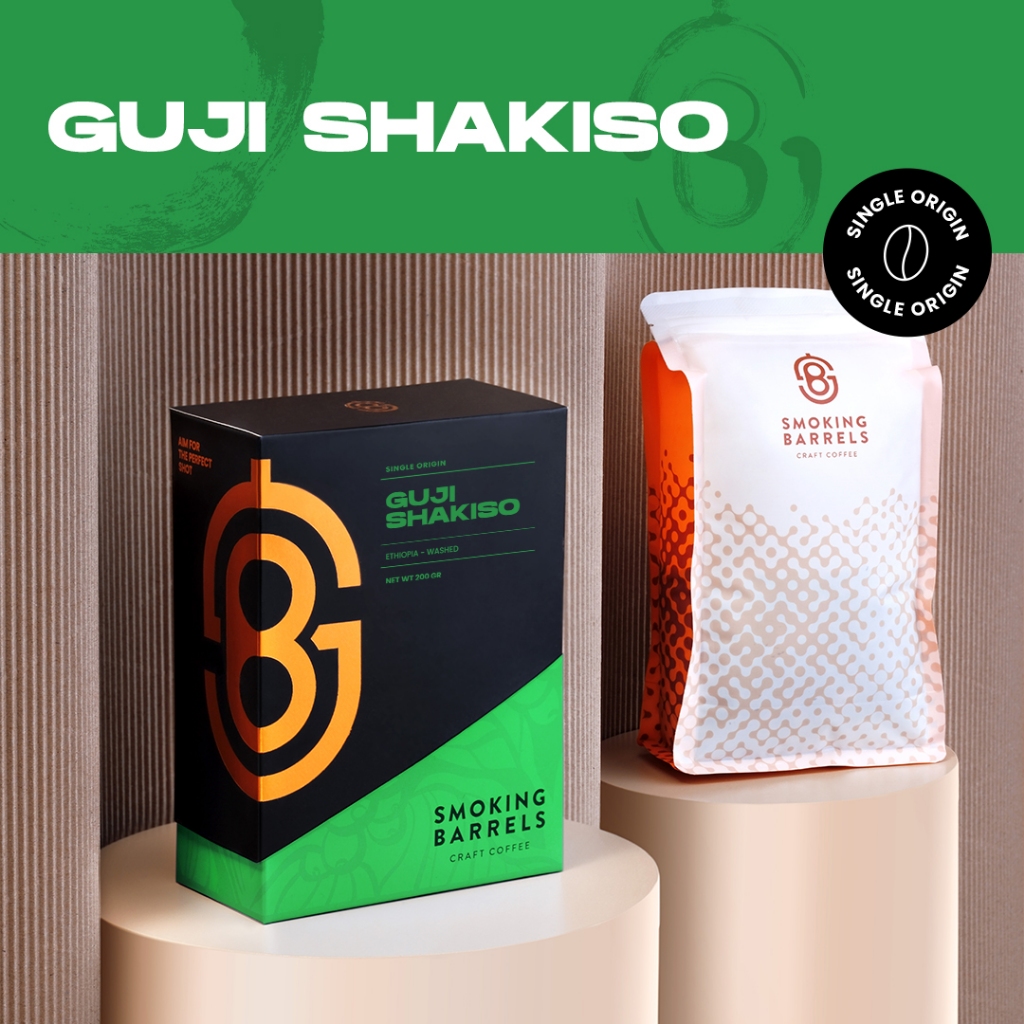 

Ethiopia Guji Shakiso Washed (Specialty Arabica Coffee Roastery Biji Kopi Arabika) - Smoking Barrels