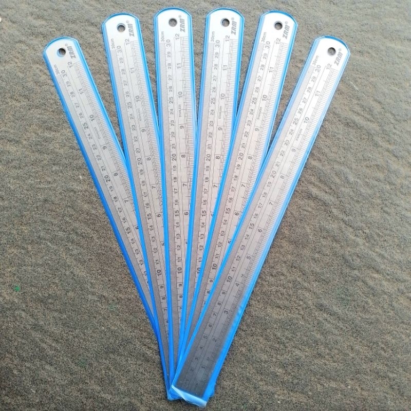 

Garisan Besi Penggaris Besi ZRM 30 cm ( Pcs ) [ Original ]