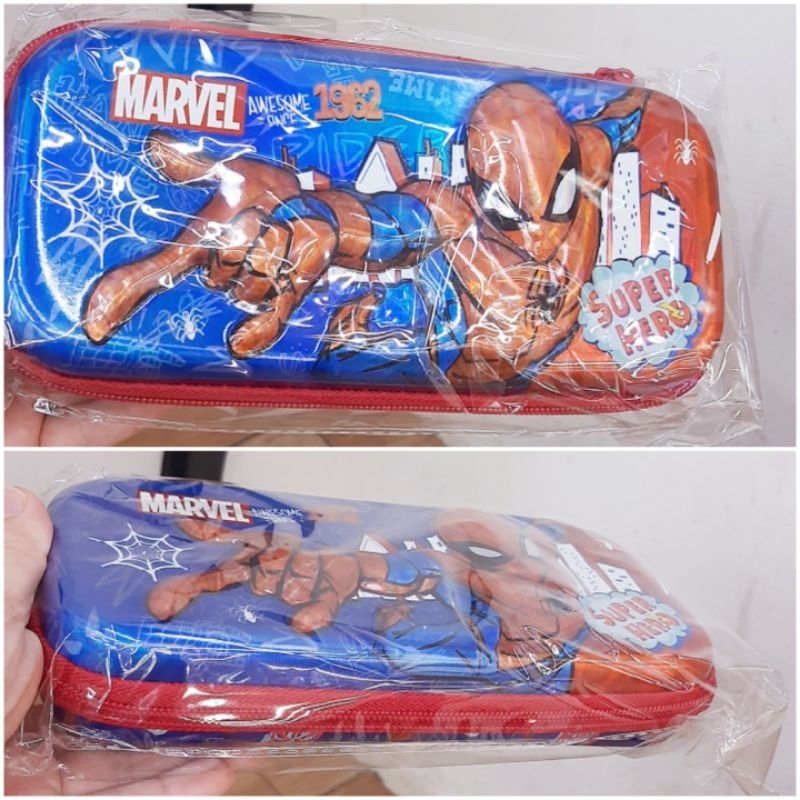 

kotak pensil 3D karakter spiderman kotak pensil magnet karakter frozen kotak alat tulis minnie mickey kotak pensil frozen elsa