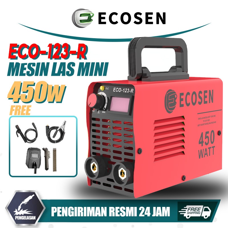 Mesin las ECOSEN MMA450 tig argon japan MMA 450W travo inverter mma/mig welding machine bergaransi