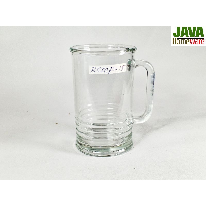 GELAS KACA RCMP 15 ( 12bj ) | GELAS KACA BENING KOPI TEH | GELAS KACA AESTHETIC