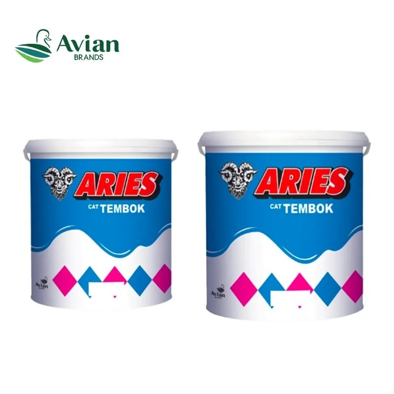 Cat Tembok Aries 20kg Warna Lengkap, Cat Tembok Aries Pail 20kg Warna Lengkap, Cat Murah 20 Kg Aries