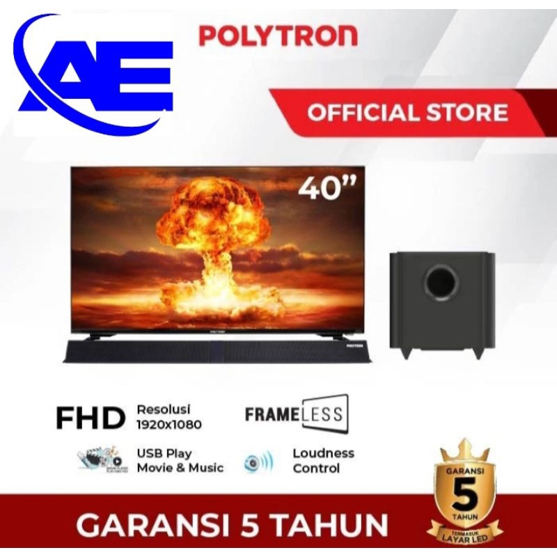 Tv Polytron pld40bv8958 digital sound bar