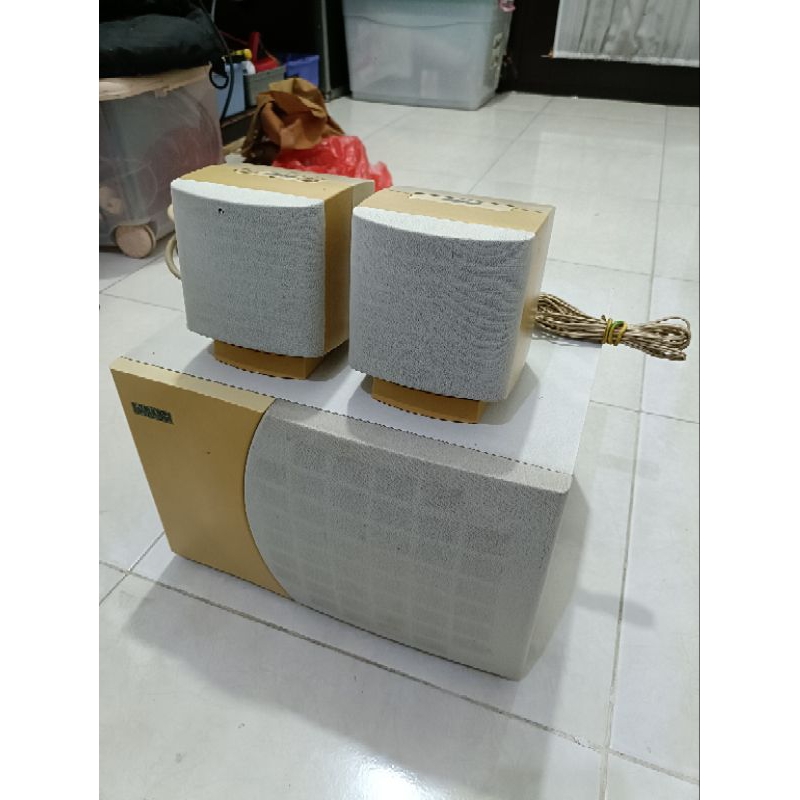 Speaker aktif altec lansing monitor sound audio hifi subwoofer column miniatur home theatre speaker 