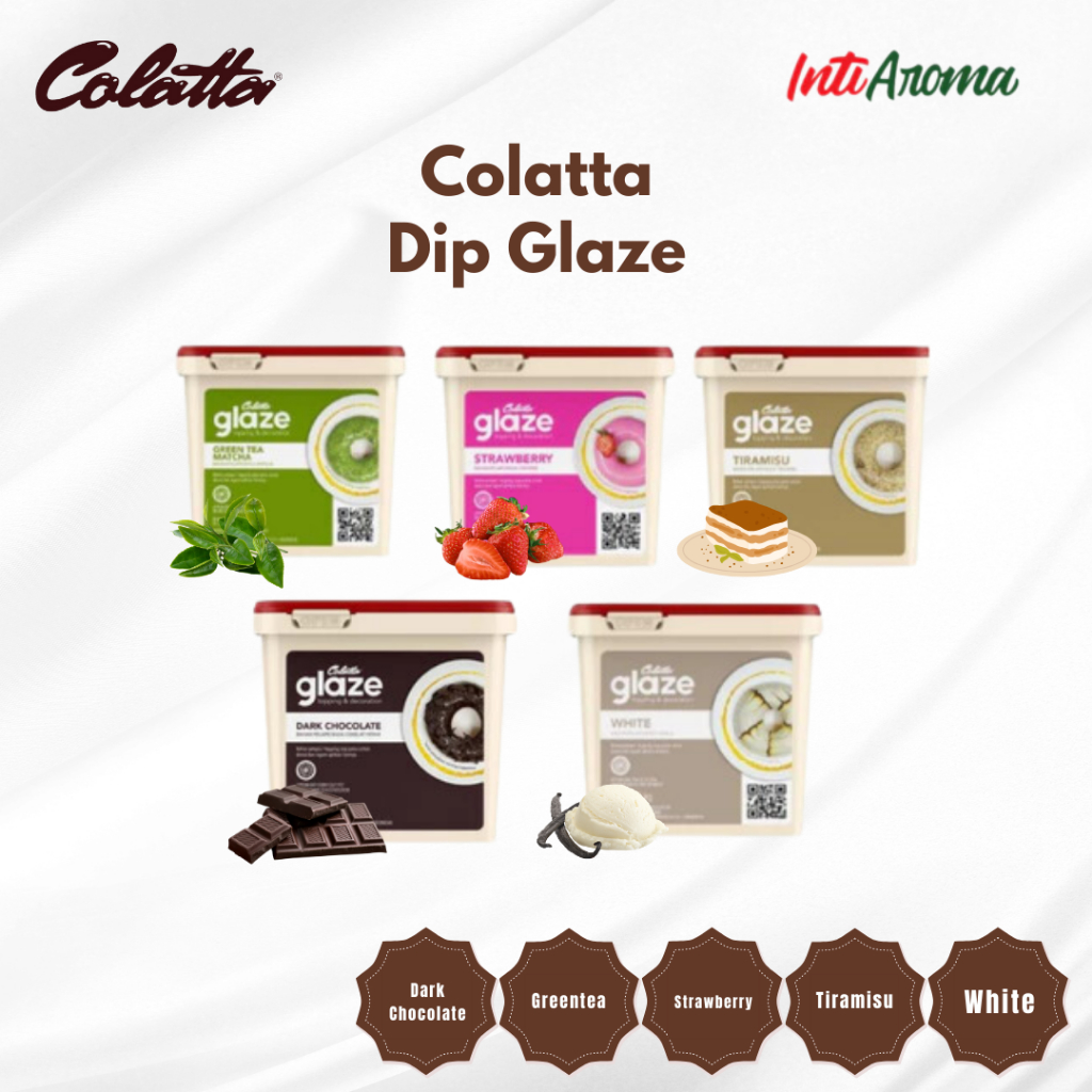 

colatta dip glaze 1kg inti aroma