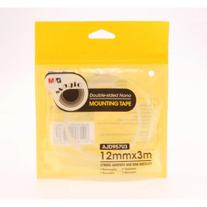 

Double Side Nano Transparent Mounting Tape M&G