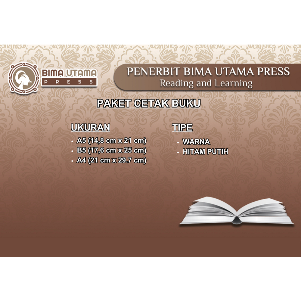 Paket Cetak Buku A5, A4, B5 Online