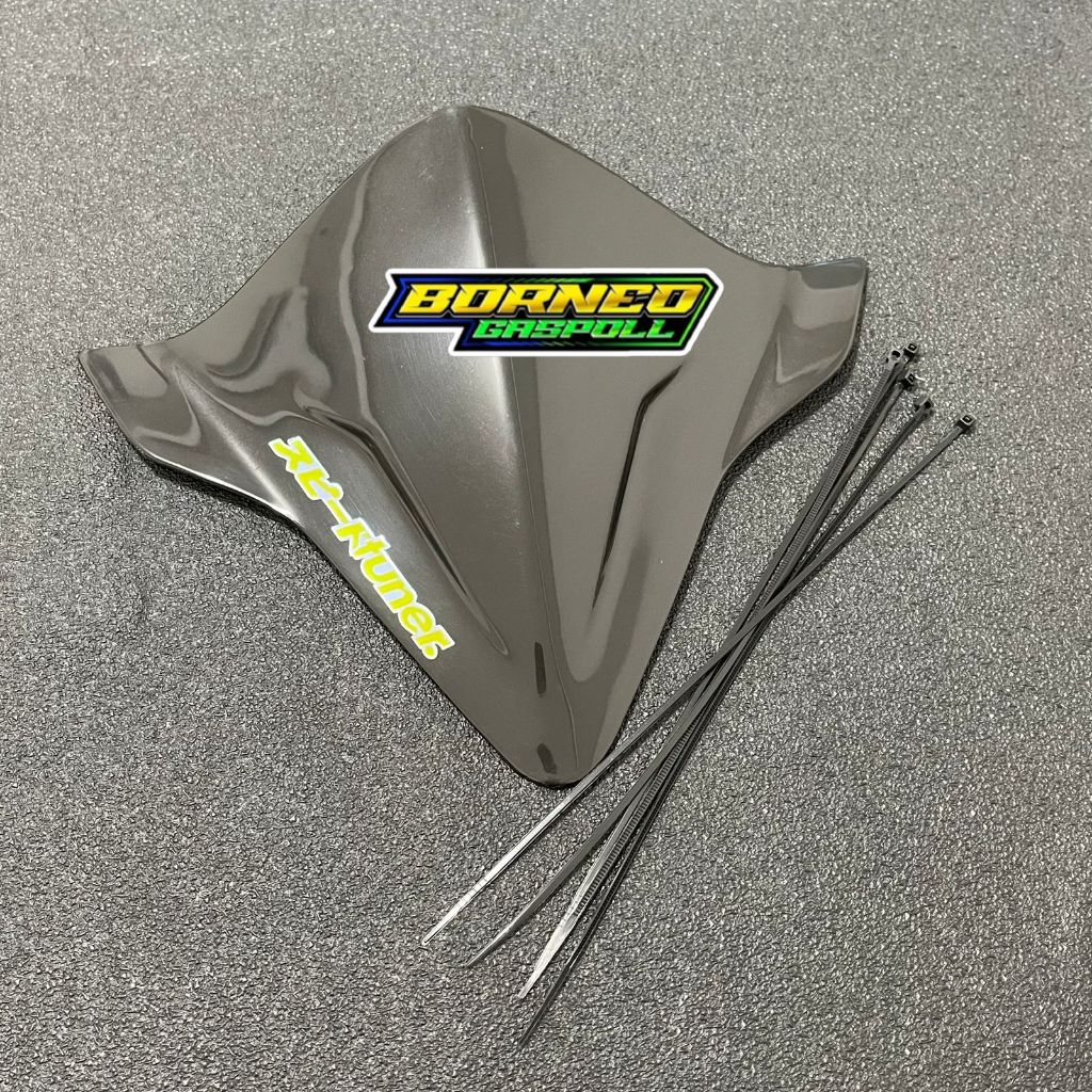 Visor Sepeda BMX Plus Stiker tuner - Visor Sepeda Anti Pecah - (Bisa Buat Motor beat juga)