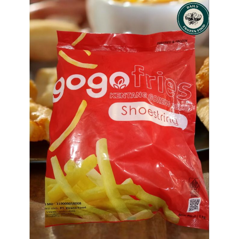 

Gogo Shoestring 1kg / Kentang Goreng / French Fries / Gogo