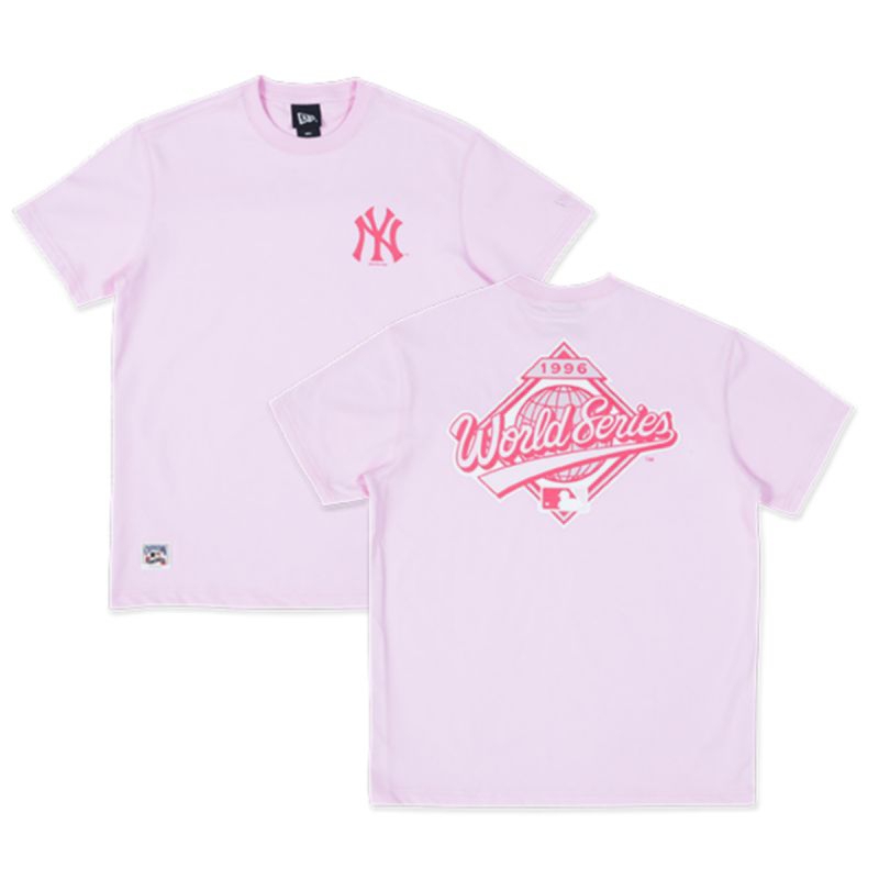 T-Shirt New Era Cap New York Yankees Sakura Pink Original