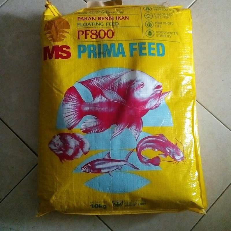 Ms Prima feed Pf 800 Pakan Ikan Bibitan Ikan Benih