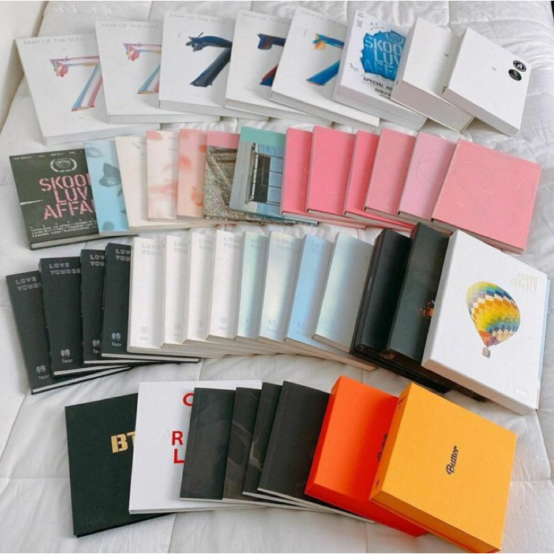 [READY] OFFICIAL ALBUM ONLY BTS LOVE YOURSELF LY ANSWER, MOTS 7, DARK & WILD, ORUL, PROOF, BTS WORLD