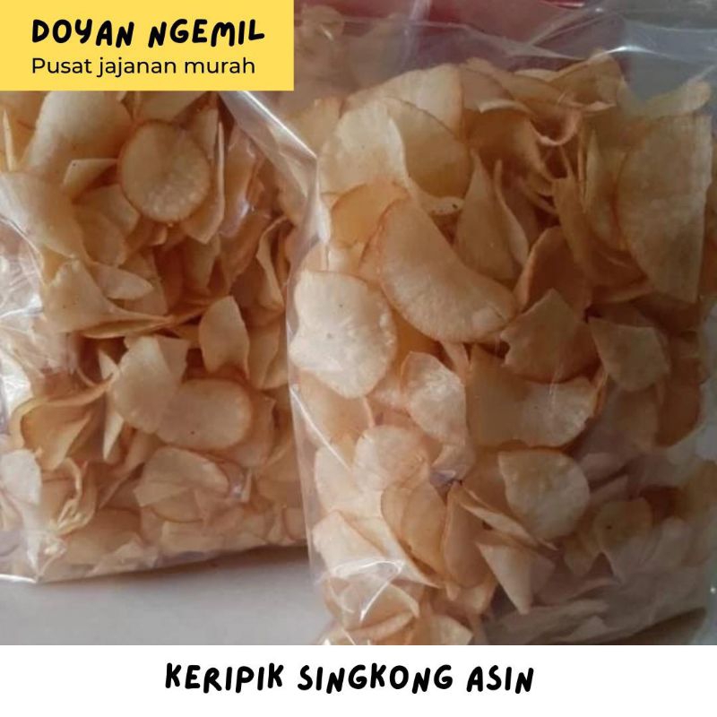 

Keripik singkong original (Renyah, gurih, asin, murah)