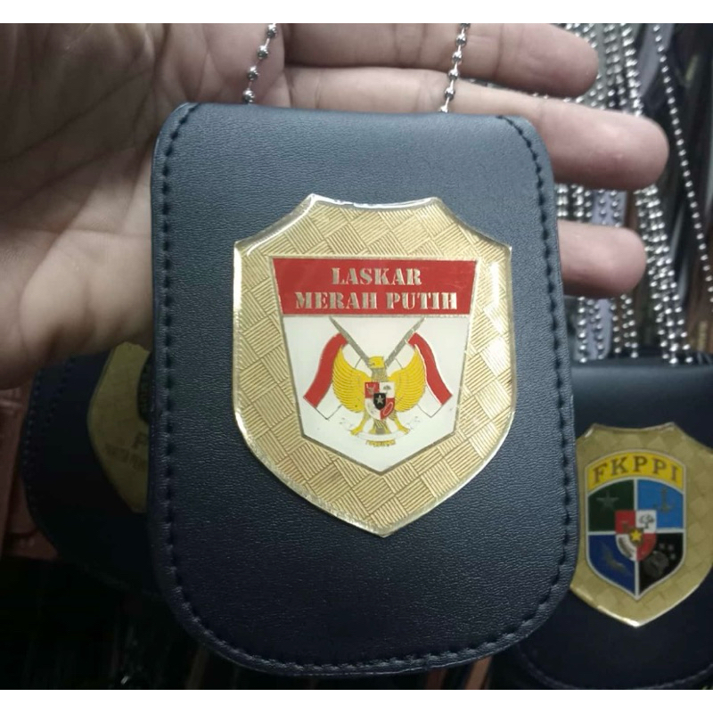 Dompet Kostum Laskar Merah Putih DOMPET LASKAR MERAH PUTIH KALUNG ID CARD LASKAR MERAH PUTIH HOLDER 