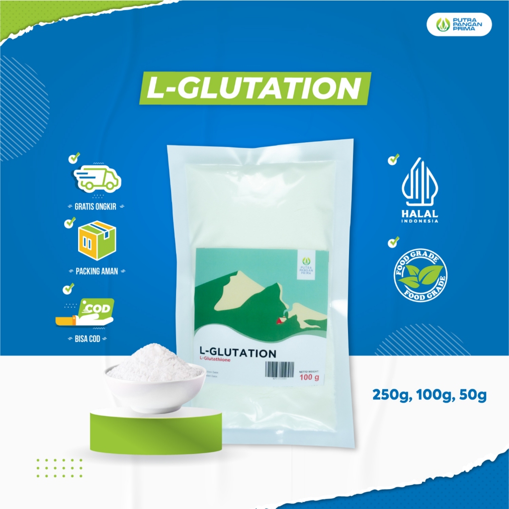 

Bubuk L Glutathione Powder 50gr 100gr 250gr