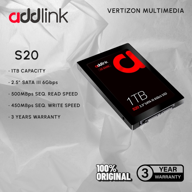 Addlink S20 1TB (SATA SSD)