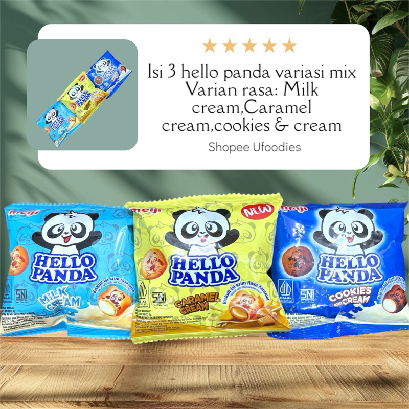 

ISI 3 MIX HELLO PANDA BISKUIT DENGAN VARIAN RASA