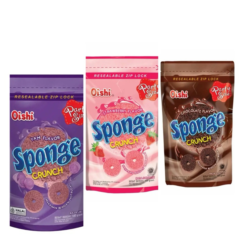 

Oishi Sponge Crunch all varian 100 g