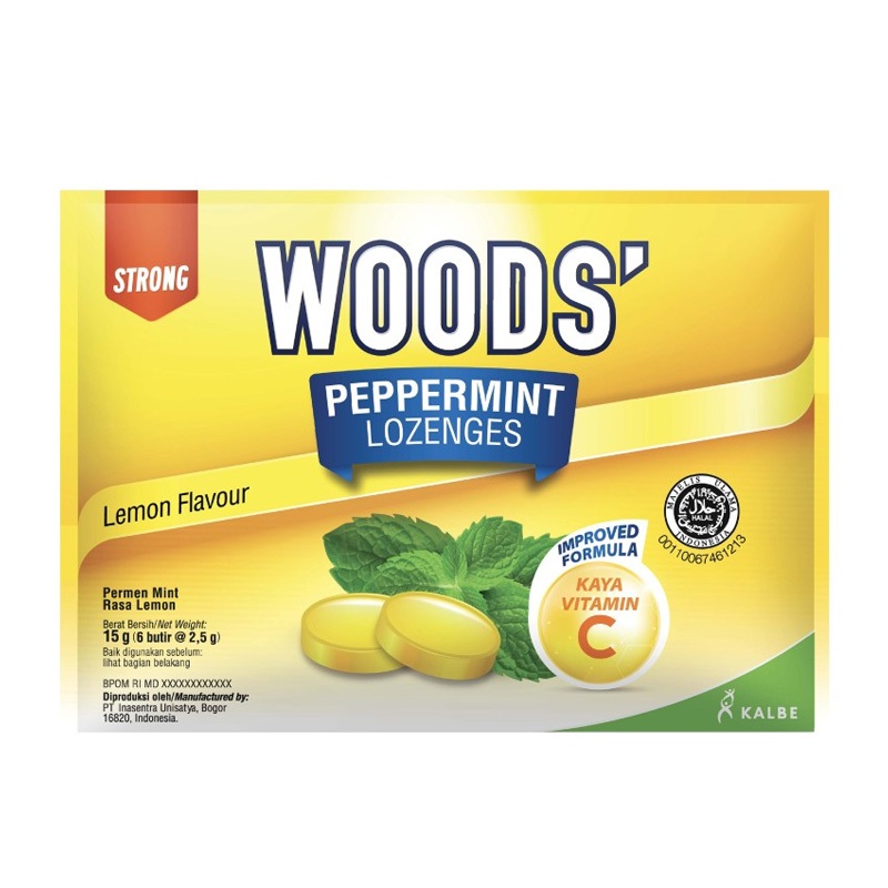 

Woods Lozenges Lemon Vit C 6s