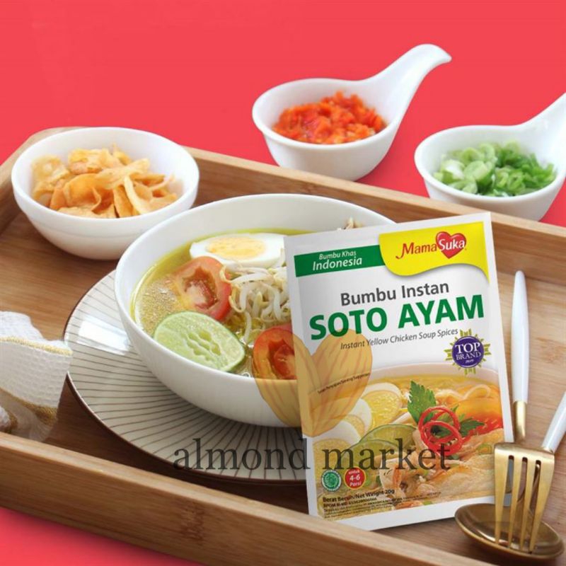 

Mamasuka Bumbu Instan Soto Ayam 20gr x 10pcs