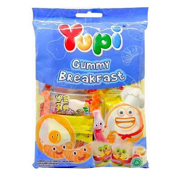 

Yupi Gummy Breakfast permen jelly 95 gram