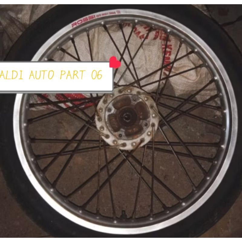 VELG DEPAN JARI JARI HONDA REVO ABS BLADE SUPRA X 125 KIRANA/COPOTAN MERK RANDOM