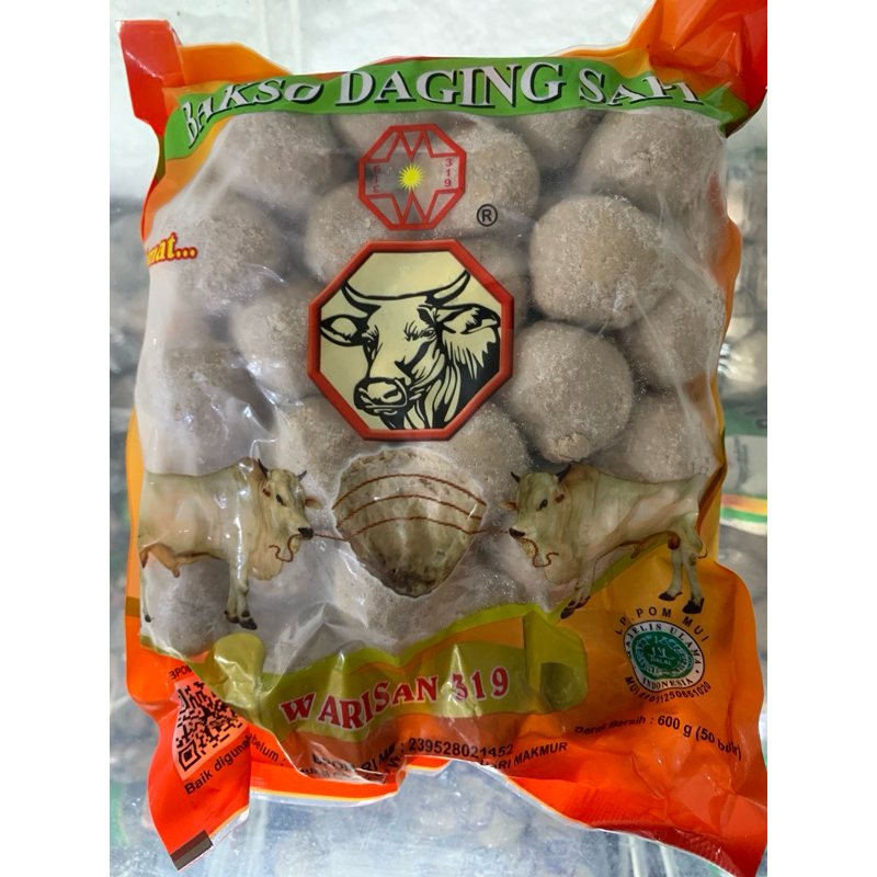

Bakso warisan premium 319 50 butir 600gr