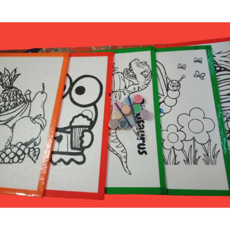 

Produk Terlaris Media lukis sterefoam 1 set5 lukis sterefoamkuas1 cat air
