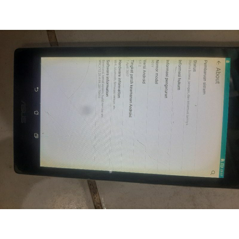 Tablet asus model p01y