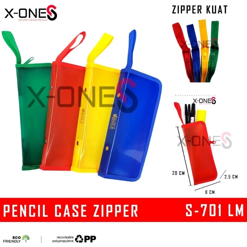 

Kotak Pensil Zipper X-One Pencil Cace