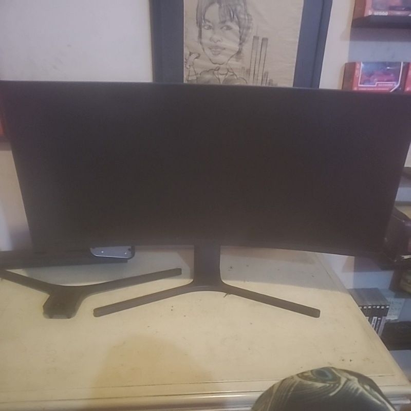 mi monitor 34 curved rusak LCD