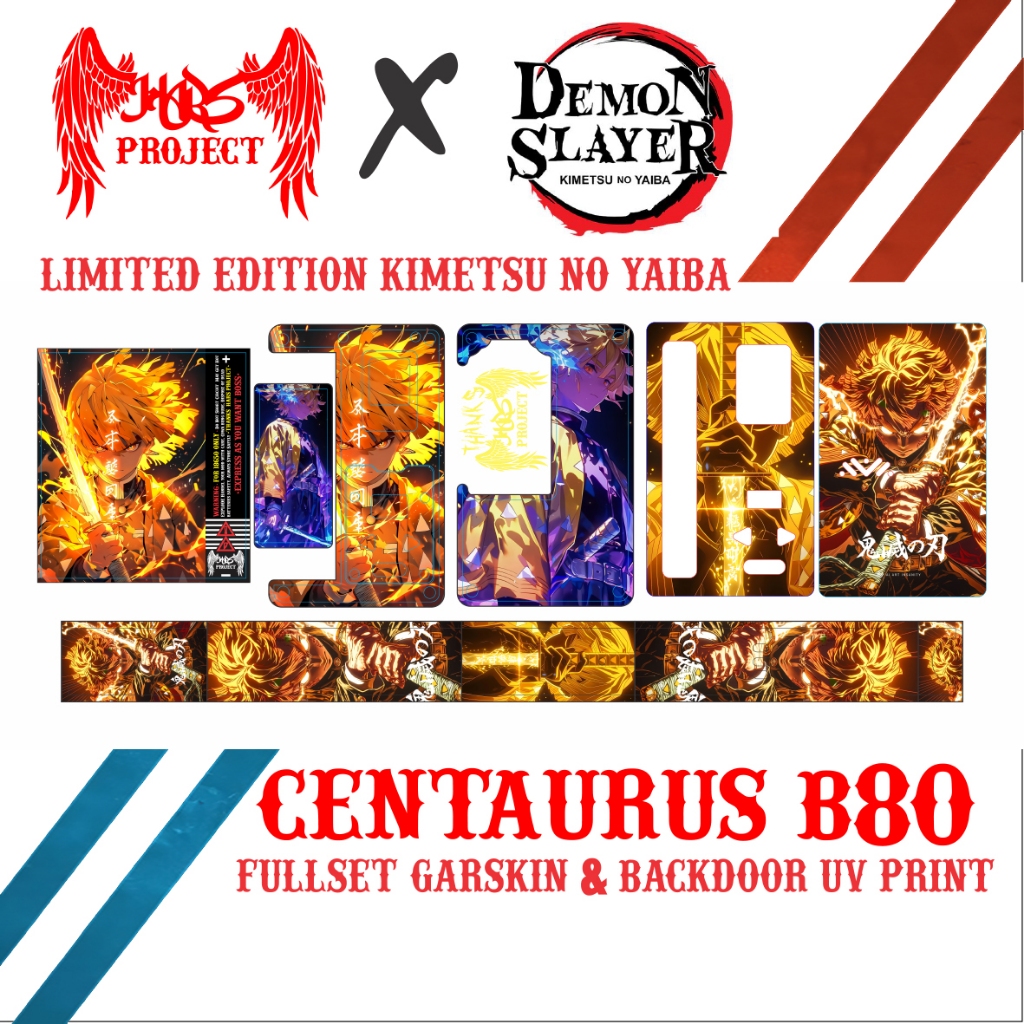 

STIKER HARS KIMETSU YAIBA ZENITSU HD FULL HD PRINTING