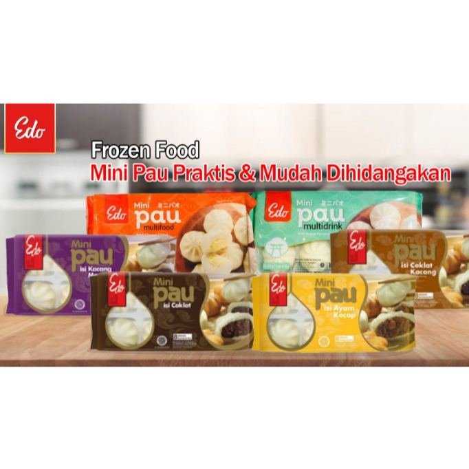 

EDO Bakpao Mini Pao Pau Minipau Isi Edo CHOCOLATE