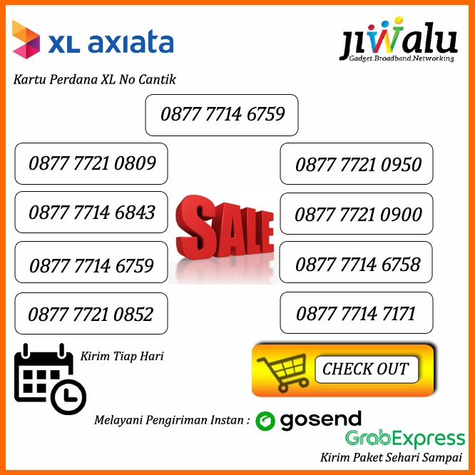 Kartu Perdana XL No Cantik