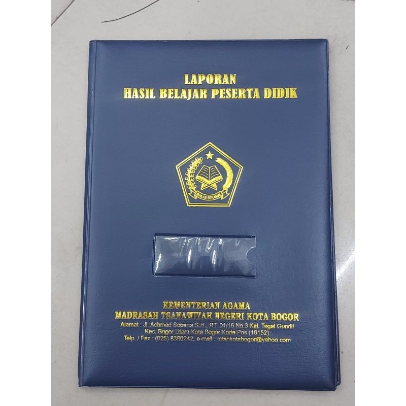 

Sampul Map Raport isi 8lembar Custom Nama Sekolah FREE DESIGN