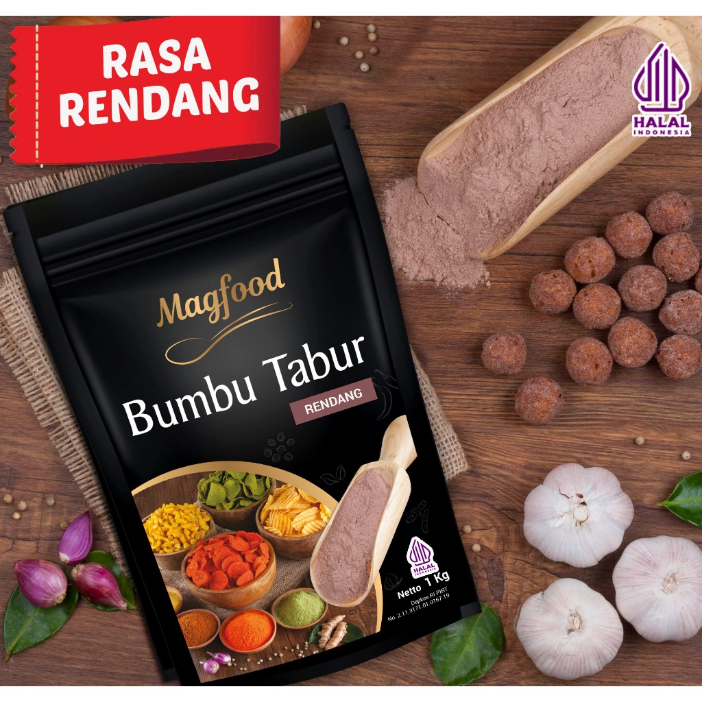 

Magfood Bumbu Tabur Rendang [100g / 500g / 1kg]