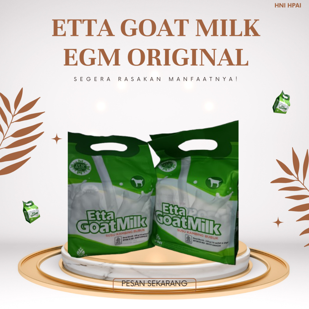 

Susu Kambing Ettawa EGM Herbal Alami 100% Original - HNI HPAI