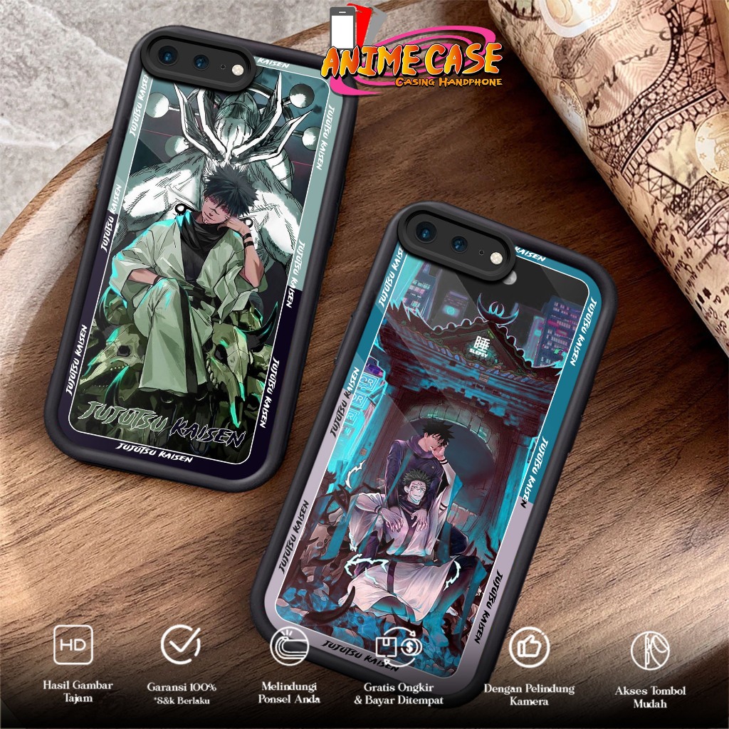 Case IPHONE 7 PLUS 8 PLUS Anime Case Motif JJK Case Hp Casing HP Hardcase Softcase Glossy