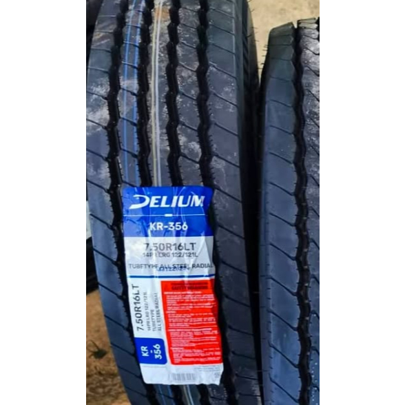 Delium Steel Techno KR-354 Ukuran 7.50 R16 14PR setara 750-16 14PR - Ban Mobil Truk Kawat Radial Ful