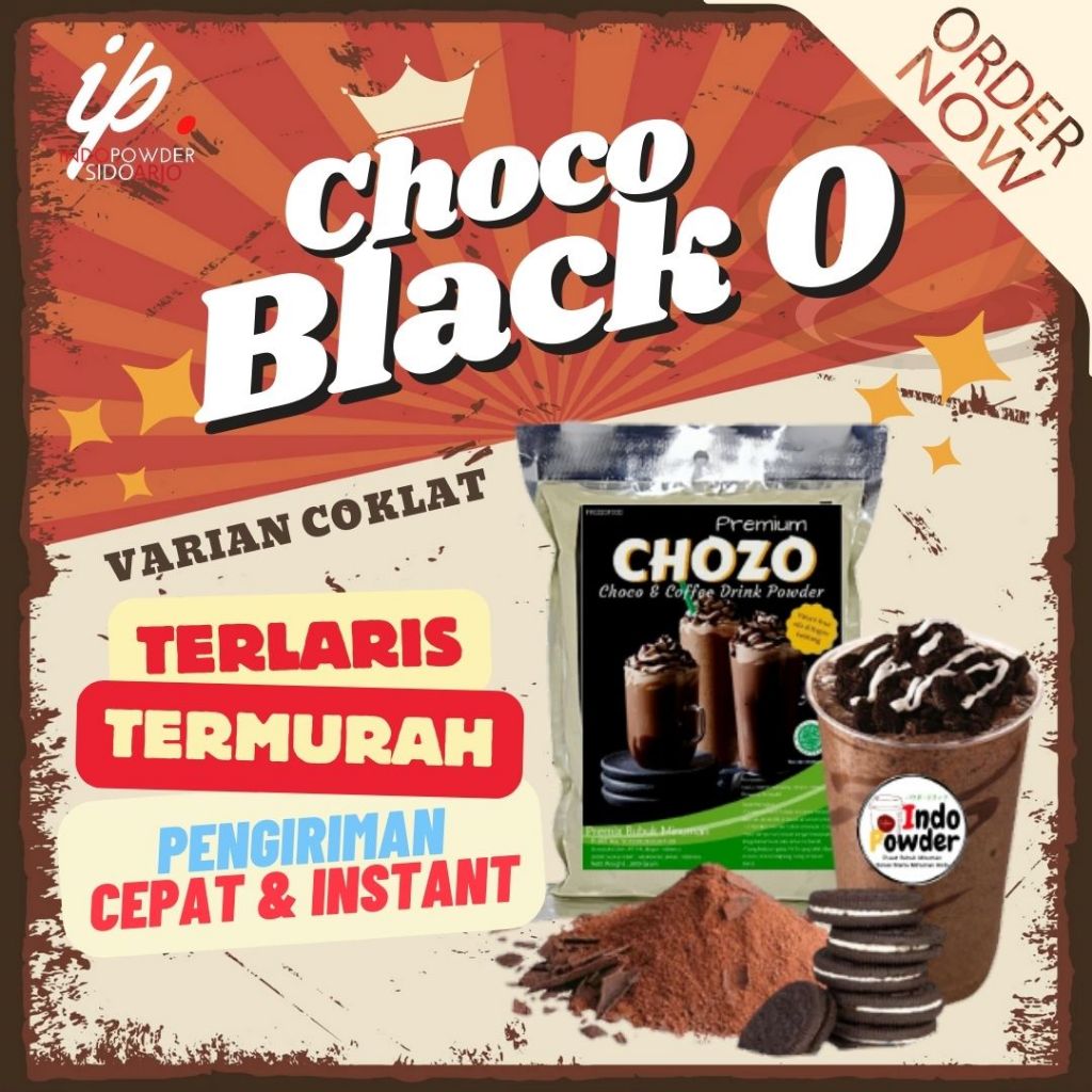 

Bubuk Minuman CHOCO BLACK O 1Kg / Viral / Bubuk Minuman COKLAT BLACK O 1Kg / INDOPOWDER BOOSTER