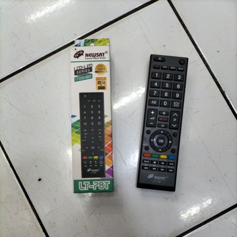 Remot TV LED Toshiba Newsat-LT78T /LED universal toshiba
