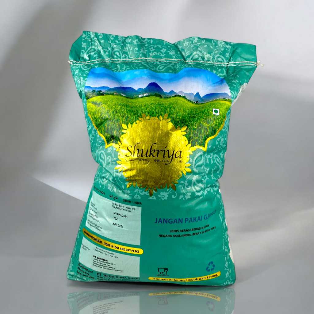 

Premium Shukriya Basmati Rice Kemasan 1Kg