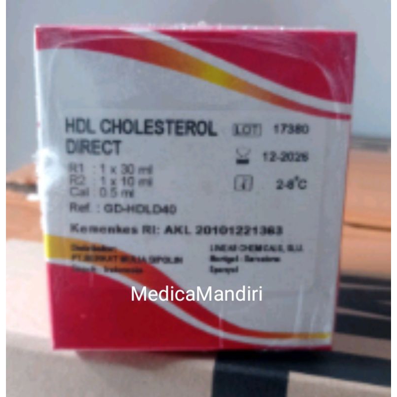 HDL CHOLESTEROL DIREC-REAGEN HDL DIREC 1x40ml GLORY DIAGNOSTIC