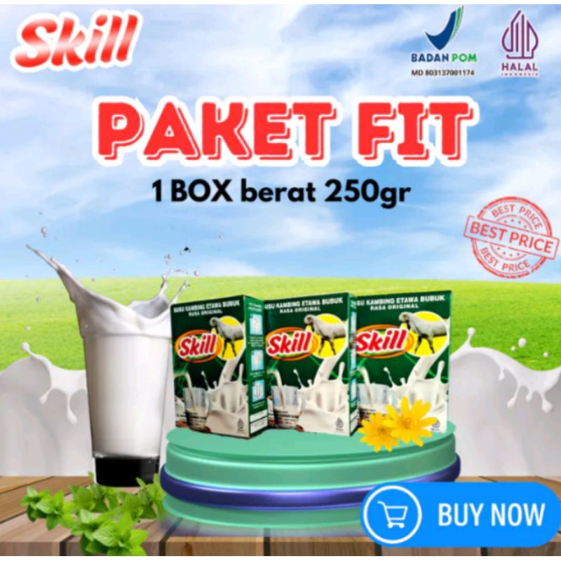 

Susu Etawa Skill Rasa Orignal Kemasan Refil 250gr