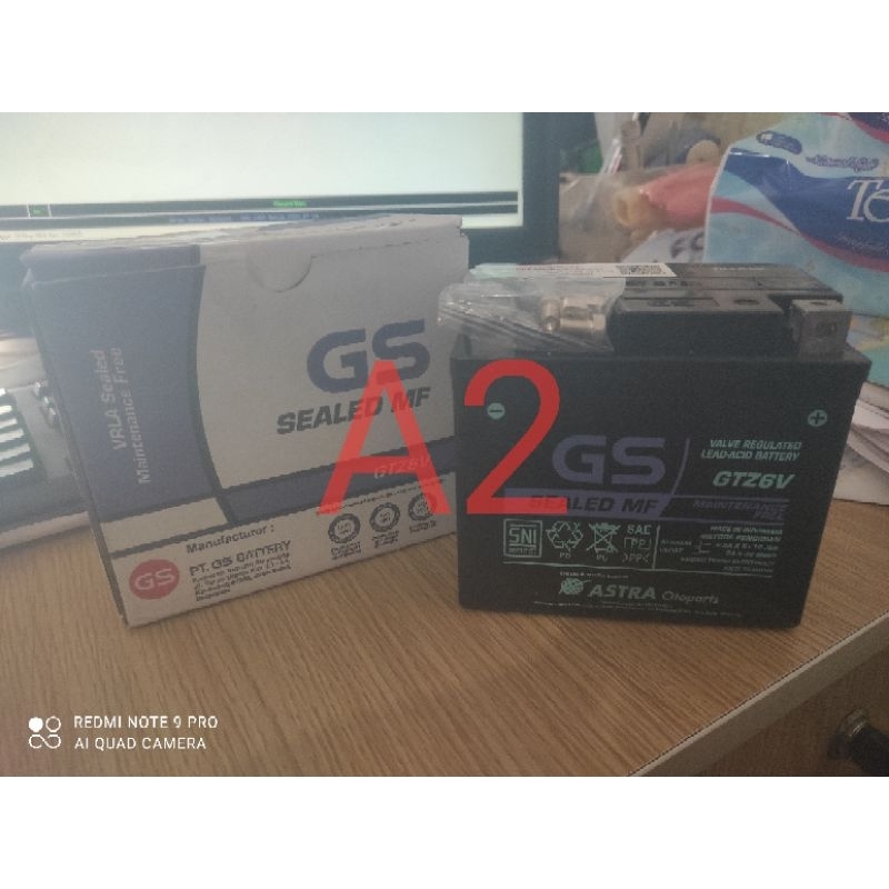 GTZ6V aki batry accu vario 125 150 old new fi led cb150r new sonic 150 GS