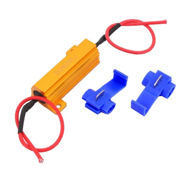 Resistor 50W 6RJ Flasher lampu sein Sen LED mobil KEDIP NORMAL clipper