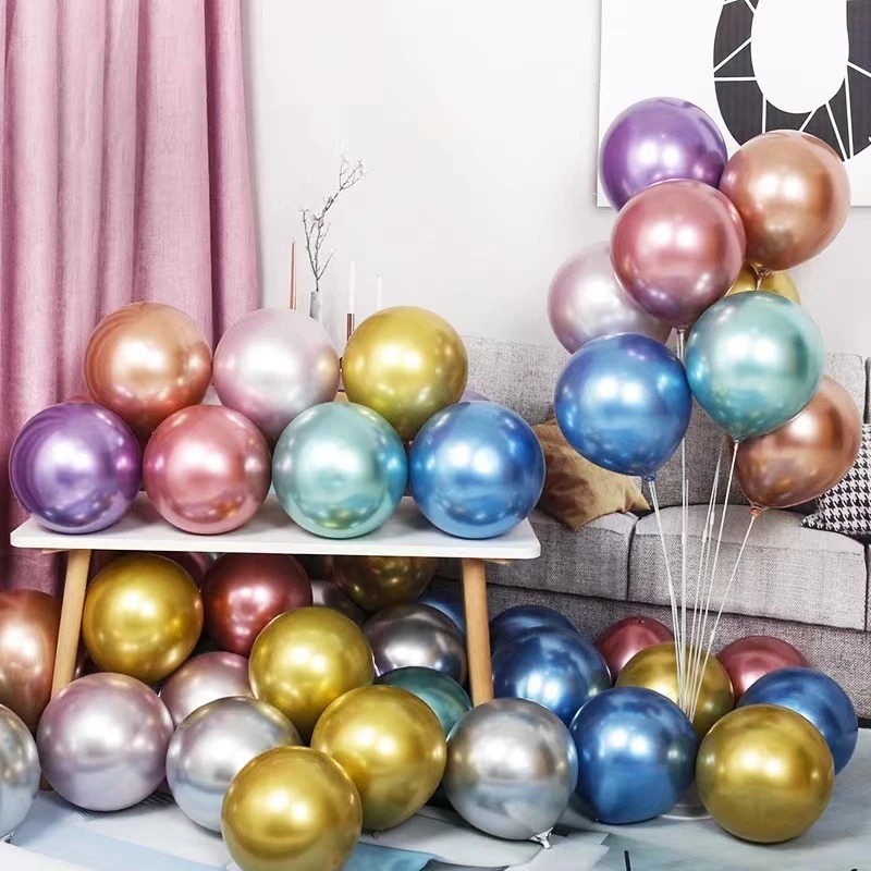 Balon Latex Dekorasi Pesta Ulang Tahun Pernikahan Pernikahan Tata Letak Kamar Balon Gaun balon balon