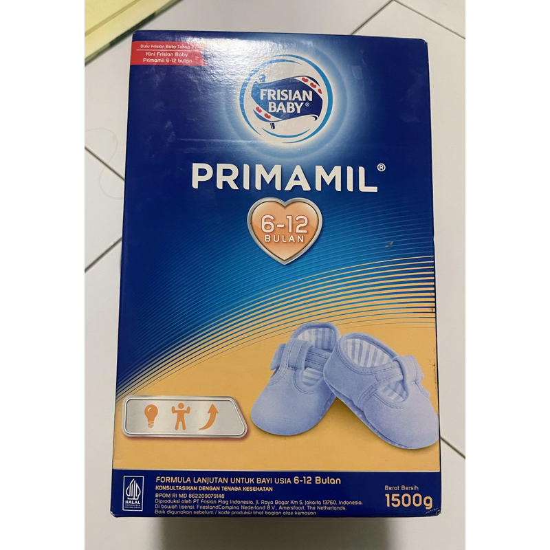 Susu Formula Frisian Flag Primamil 1500 gram untuk bayi (6-12 bulan)
