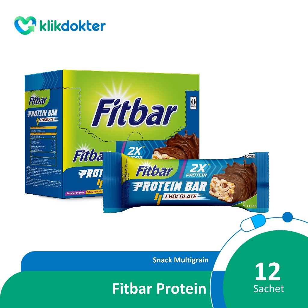 

Fitbar Protein Chocolate 12x25gr - Snack Multigrain